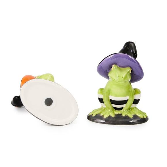 MacKenzie-Childs Halloween Fergal Salt & Pepper Set New - Picture 2 of 4